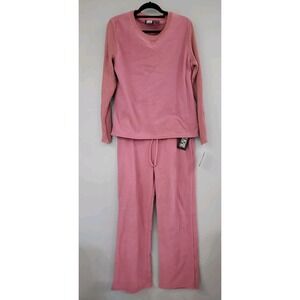 NEW VINTAGE XL - Blassport Bill Blass SWEATPANTS SWEATSHIRT OUTFIT lounge purple